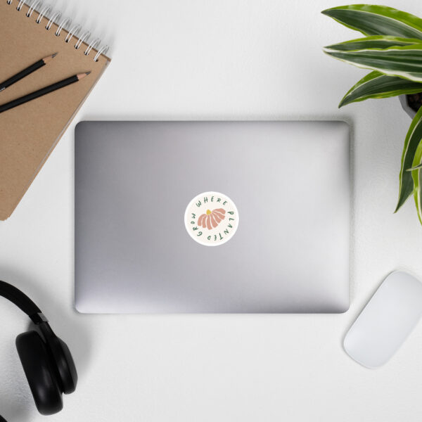 Bubble-free stickers - Grow Where Planted - Image 3