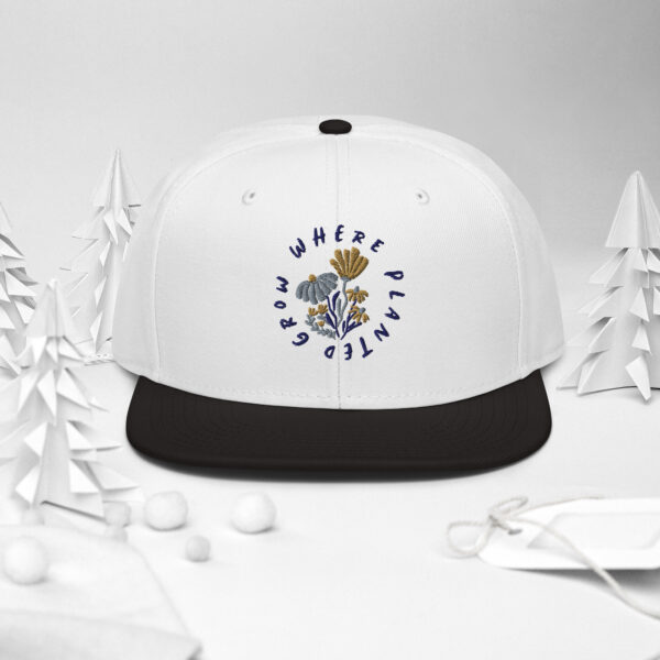 Snapback Hat - Grow Where Planted - Image 2