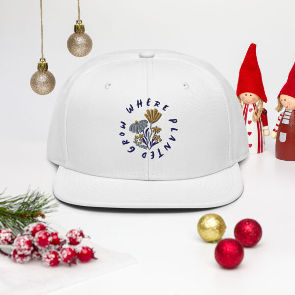 Snapback Hat - Grow Where Planted - Image 3