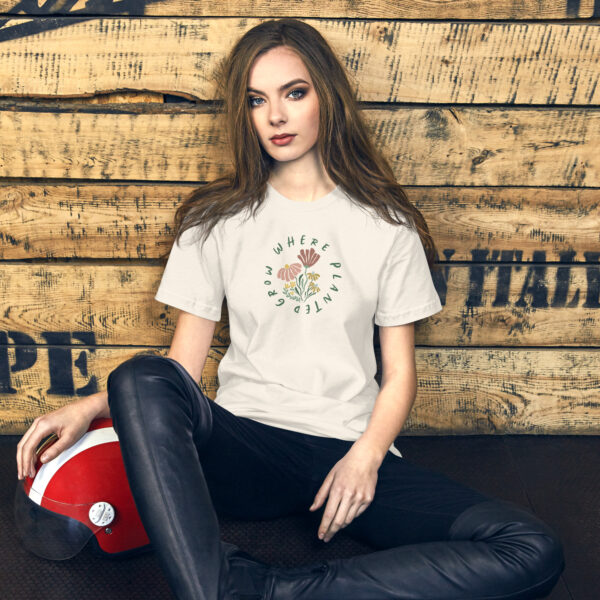 Unisex t-shirt - Grow Where Planted - Image 4
