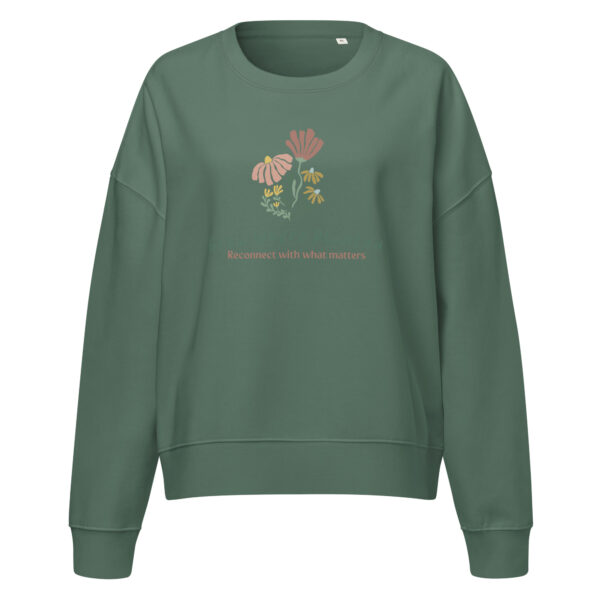 Women’s organic crew neck sweatshirt - Grow Where Planted - Image 10